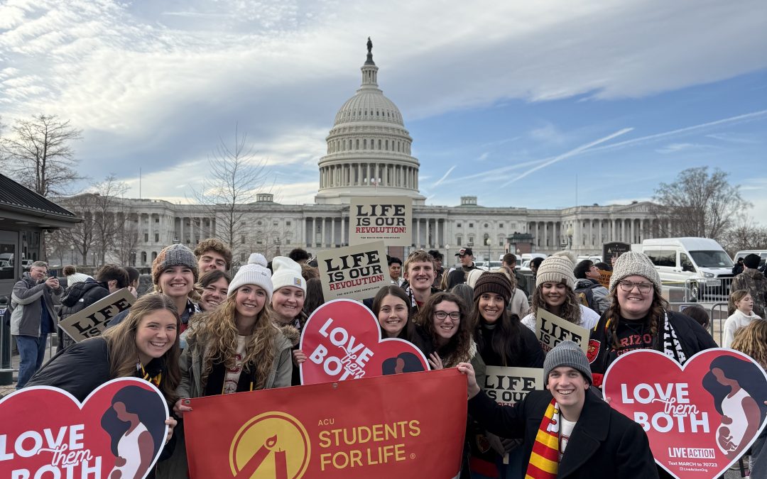 ACU Students and Staff Represent their Pro-Life University at March for Life in Washington D.C.!